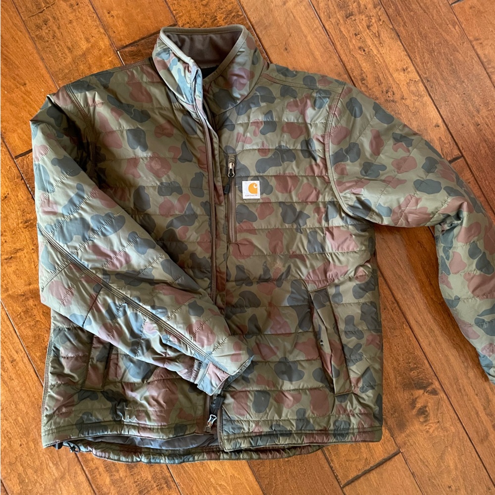 Men’s camo carhartt coat